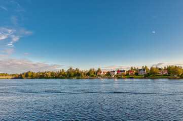 Obraz premium Umea is the capital of the province of Vasterbotten, Sweden.