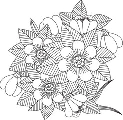 Abstract geometric shapes with vibrant color accents