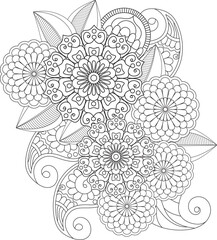 Abstract geometric design with vibrant color palette