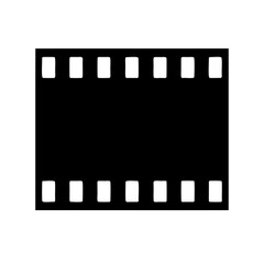 Classic black and white film strip evoking a sense of old movies