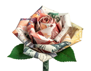 Dollar Rose Bloom transparent background