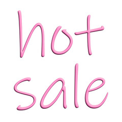 Hot sale lettering 3d word Template for marketing ad, print, web, banner, poster, flyer