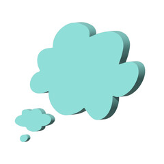 3d speech bubble Blank empty message box Textbox frame for banners, price tags, stickers, design