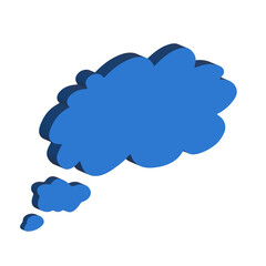 3d speech bubble Blank empty message box Textbox frame for banners, price tags, stickers, design