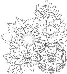 Abstract geometric composition with color gradients and text elements