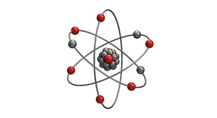 Atom Structure Illustration.