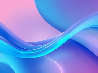 Abstract Flowing Forms with Soft Gradients and Delicate Lighting Effects.