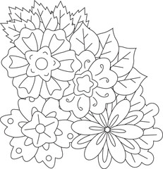 Abstract geometric design with vibrant color palette