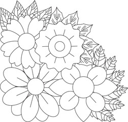 Abstract geometric shapes with vibrant color palette