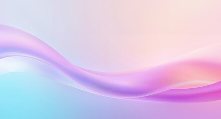 Fototapeta premium Ethereal Flow. Abstract Wave in Pastel Hues with Subtle Textured Surface Dreamy.