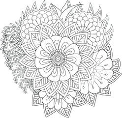 Abstract geometric design with vibrant color accents