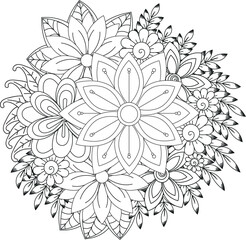 Abstract geometric design with vibrant color palette