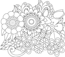 Abstract geometric composition with bold colors