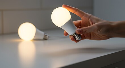 Bright LED Light Bulbs Energy Efficient.