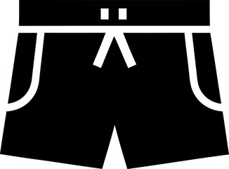 Simple shorts icon for summer beach and casual wear © Vector Stations