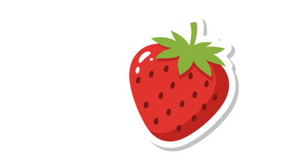 strawberry isolated on white background