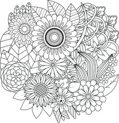 Abstract geometric design with vibrant color palette