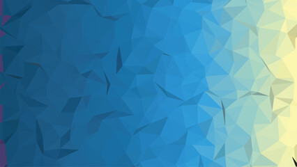 Obraz premium Abstract Cyan Blue Polygon Geometric Background