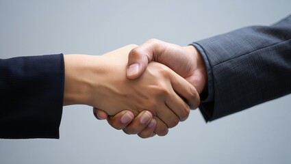 Business Handshake Close-Up