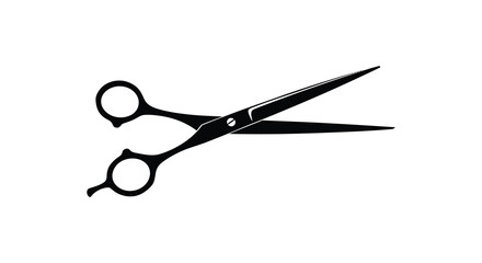 a pair of scissors with sharp blades open wide