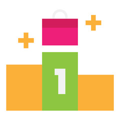 Obraz premium Podium Advertising Celebration