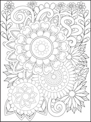 Abstract geometric shapes with bold colors and clean lines