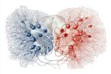 Cholinergic transmission in the limbic system for emotional processing.