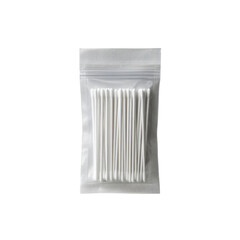 Pack of Cotton Swabs in Clear Resealable Bag