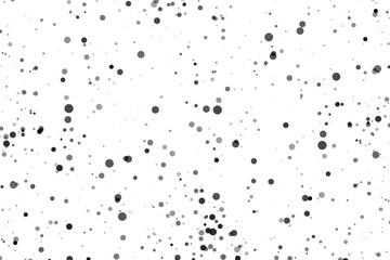 Monochrome Halftone Particles and Molecules Abstract Composition PNG Format Chaotic Digital Connection for Tech Medicine Advertising Business Marketing Presentations and Creative Design