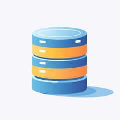 Three Tiered  Data Storage Icon