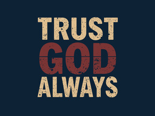 Naklejka premium Faith Based Shirt Design | Inspirational Christian Tee