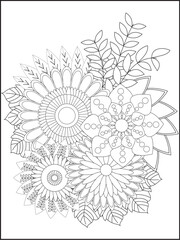 Abstract geometric shapes with bold color accents