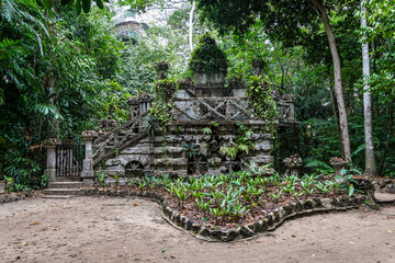 Belem, Brazil - Dec 07, 2024: Museum Emilio Goeldi at Belem, Brazil. Research Institute with Fauna and Flora from Amazon