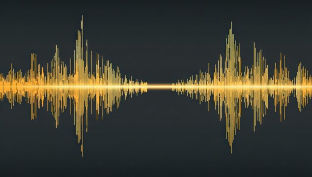 Audio waveform graphic
