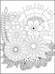 Abstract geometric pattern with vibrant color accents