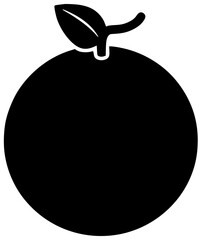 juice illustration fruit silhouette orange logo vitamin icon citrus outline juicy fresh slice yellow sweet ripe organic healthy cut shape bright vector graphic background