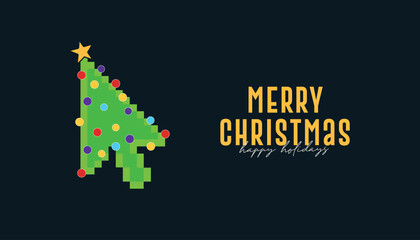 Christmas greeting cards, design templates, Modern Holiday Greeting Card, typography poster, social media post, banner, poster, flyer, decoration card, invitation card, Merry Christmas typography