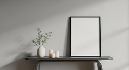 Minimalist Home Decor Mockup.