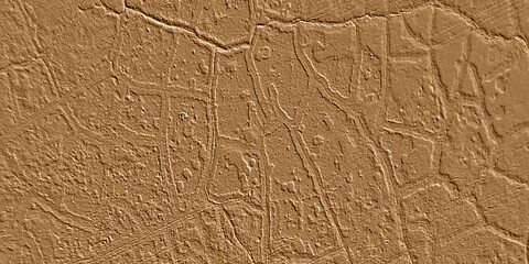 Brown soft pale grunge stone concrete rock wall marble image paint background. brown rough surface and concrete stone crack wall texture. numerous cracks and fractures surface background.