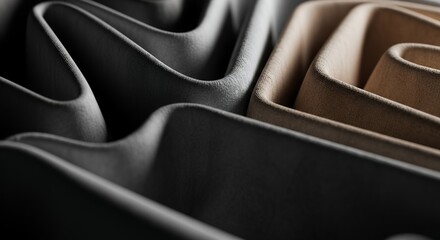 Abstract textured waves create a modern, sophisticated backdrop for design concepts and luxury branding