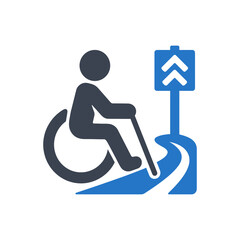 Ramp Access for Wheelchairs icon
