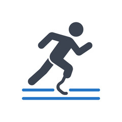 Disability Running Icon