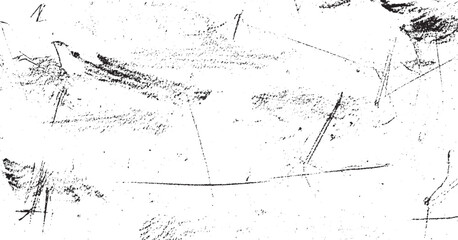 Distressed scratched grunge texture with smudges on white weathered abstract background