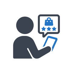 Shopping Review Icon