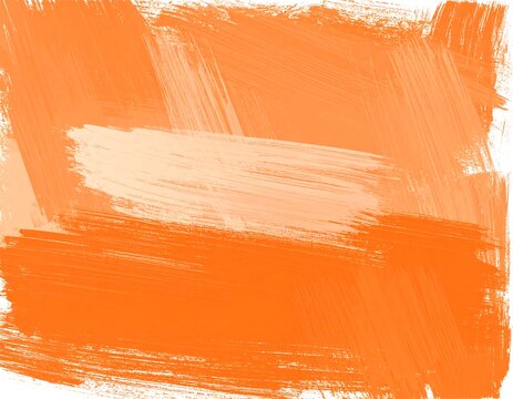Abstract orange and peach paint strokes - Powered by Adobe