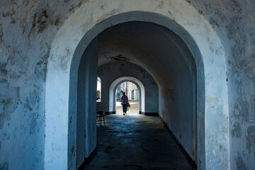 Interior of Fort Belgica on Banda Neira