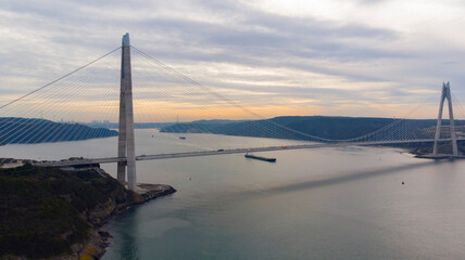 Yavuz Sultan Selim Bridge or the Third Bosphorus Bridge is a bridge built on the north side of the Istanbul Bosphorus overlooking the Black Sea.