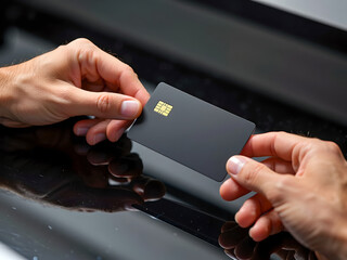 Financial Transaction on Reflective Surface
