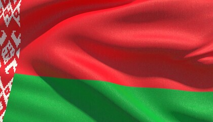 Wavy Belarus Flag

