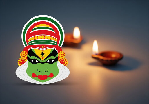 festival of happy onam premium wallpaper design background.